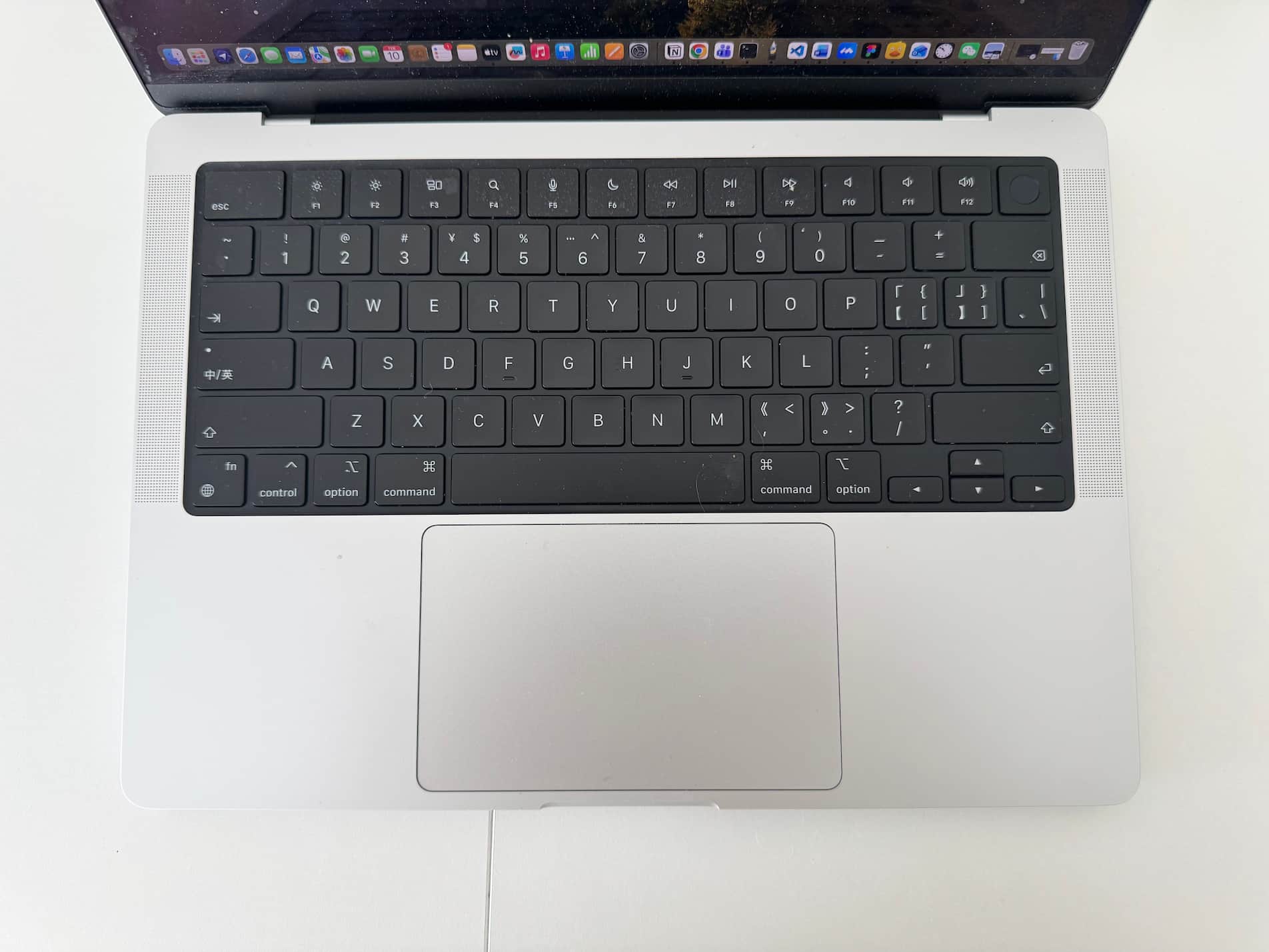 The sound of tapping on a keyboard