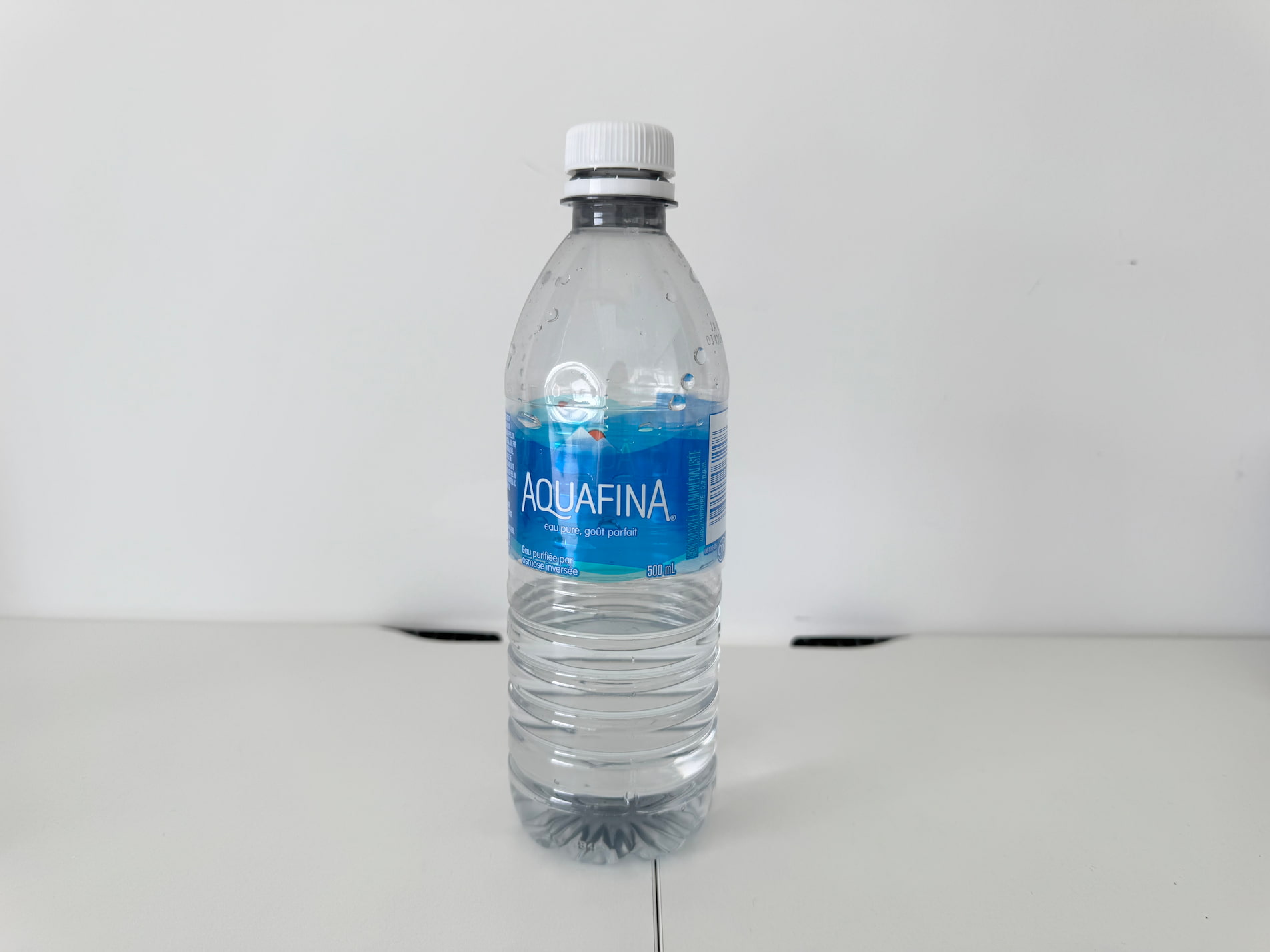 The sound of shaking water inside a water bottle