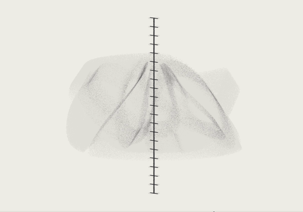 I explored creating a smooth shape by experimenting with curves and shading, moving away from hard geometric forms to something softer.