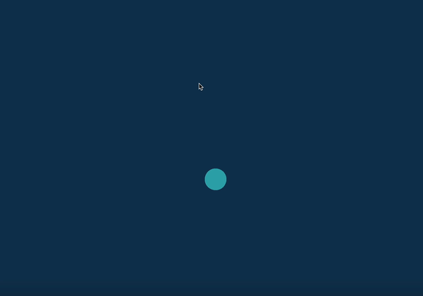 I made the circle leave a trail when it moves.