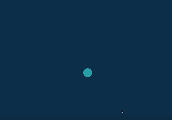 I used the up key to make the circle bigger and the down key to make it smaller.