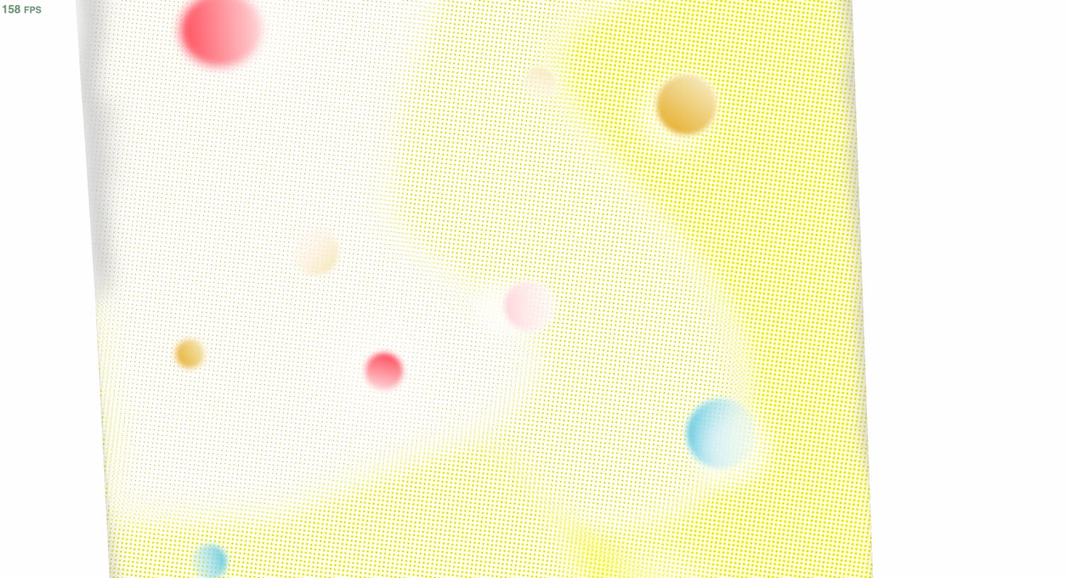 However, after testing, I realized that the rectangular layout and large size were not ideal for facial recognition. So my next step is to reduce the size and add more empty space to make the visual work better with face tracking.